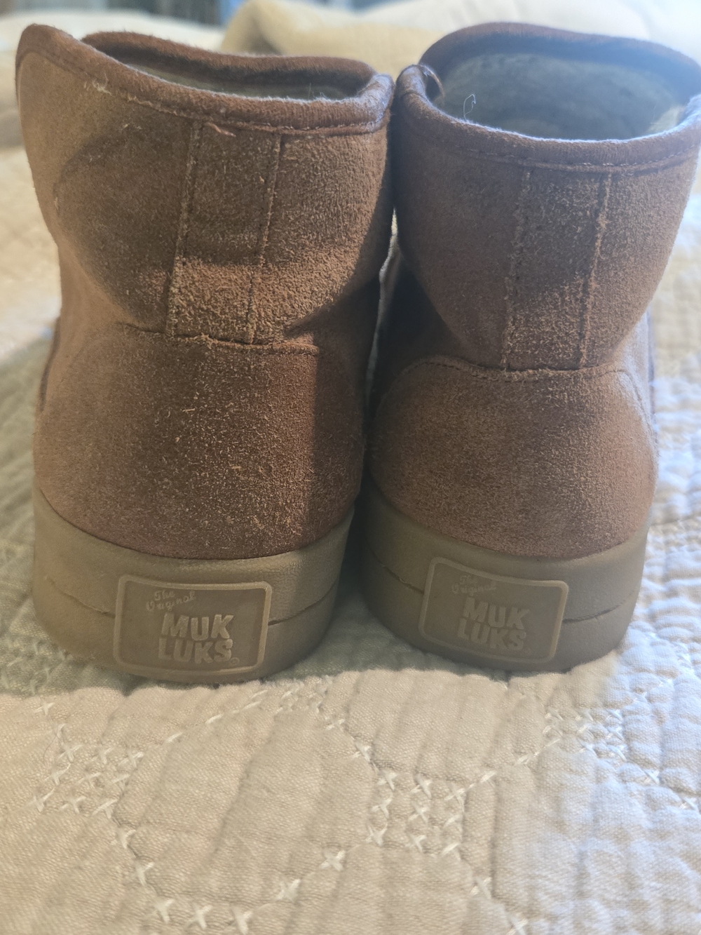 Muk Luks  Brown Suede Ankle Boot